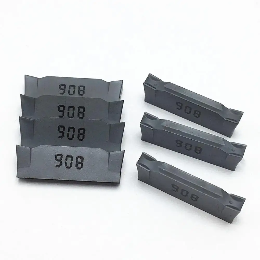 Kualitas tinggi DGN2002C / 2002J IC908 DGN3003J / 3003C IC908 CNC karbida masukkan berlubang DGN 3003J IC908 untuk alat pemotong