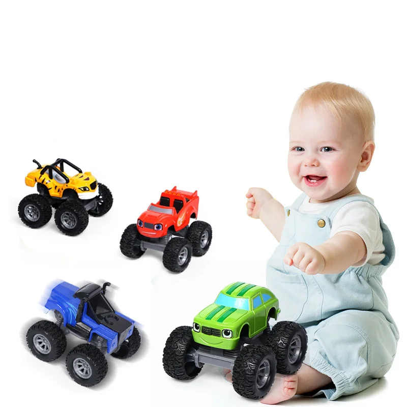 Vendita calda Monsters Machines Car Blaze Model deformata Action Figures Robot Alloy Vehicle Truck Cars Game giocattoli per bambini regali di