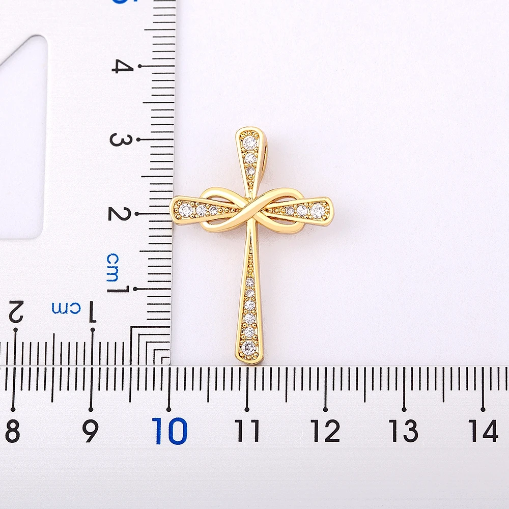 AIBEF Kalung Salib Berkilau Retro Klasik Choker Kristal Liontin Perhiasan Zirkonia Kubik Hadiah Pesta untuk Wanita Pakaian Sehari-hari Grosir