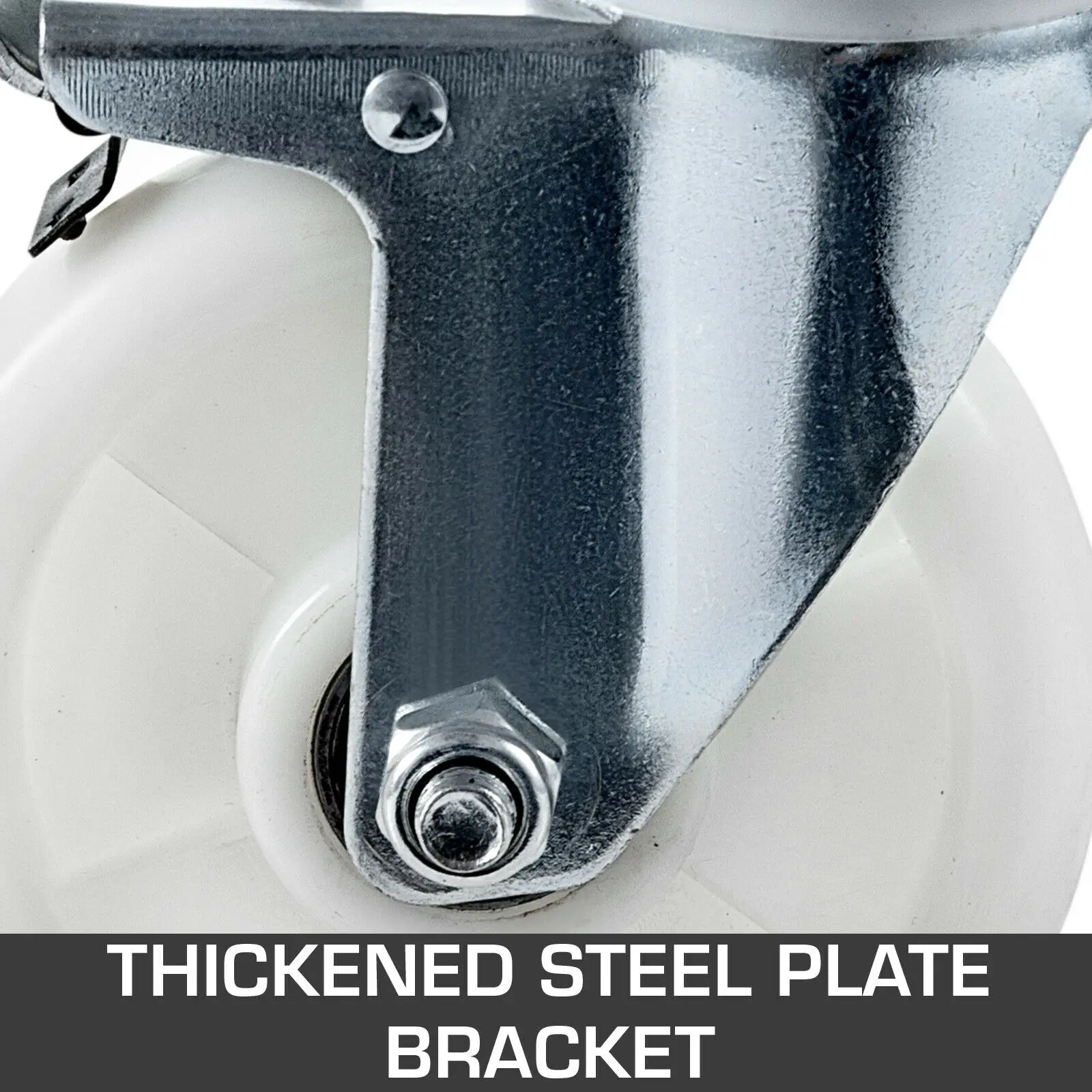 VEVOR 4 Gói 5Inch Giàn Giáo Xoay Trục Bánh Với Khóa Kép Phanh Nặng 260-1100LBS Dung Lượng Cho Công Nghiệp Dụng Cụ