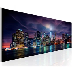 New York night landscape Large 5D DIY Diamond Painting Full Rhinestone Embroidery Mosaic Needlework Home Decor Gift AA2486