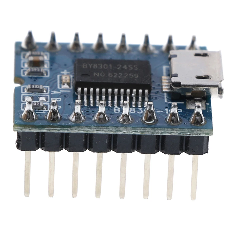 BY8301-16P SSOP2 Aduio Serial Voice SPI FLASH Module 3W Amplifier Micro USB Tool Parts