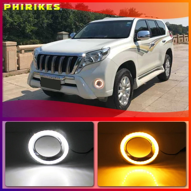 

For Toyota Land Cruiser 2700/4000 Prado 150 FJ150 LC150 2014 2015 LED Daytime Running Light Bumper Fog Lamp DRL