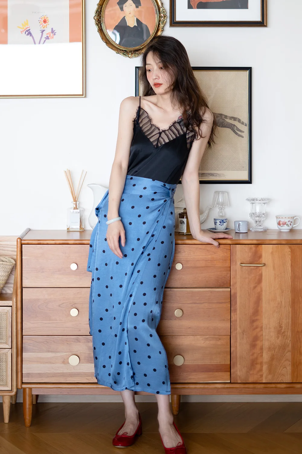Eyelash Lace Silk Camisole Sexy Back Lady Small Sling High Luxury Gloss Mulberry Silk Bottom Vest Sexy Silk Camisole