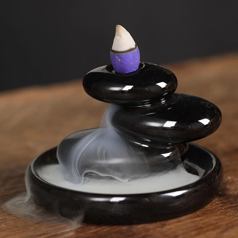 Ceramic Aroma Burner Use In Home Teahouse Rockery Reflux Incense Burner Sandalwood Incense Holder Office Home Decor