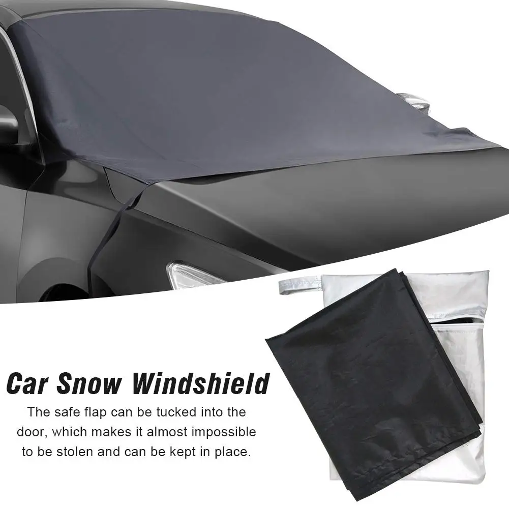 Universal Car Snow Cover Frost Car Windshield Cover Frost Guard Protector Waterproof Windshield Protector For Car Truck SUV