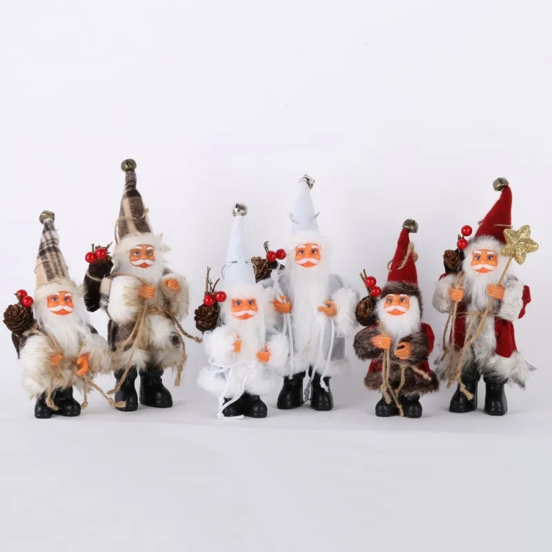 Christmas Santa Claus Doll Toys Christmas Figurine Holiday Decoration Ornaments Xmas Decoration For Home New Year Gifts 2022