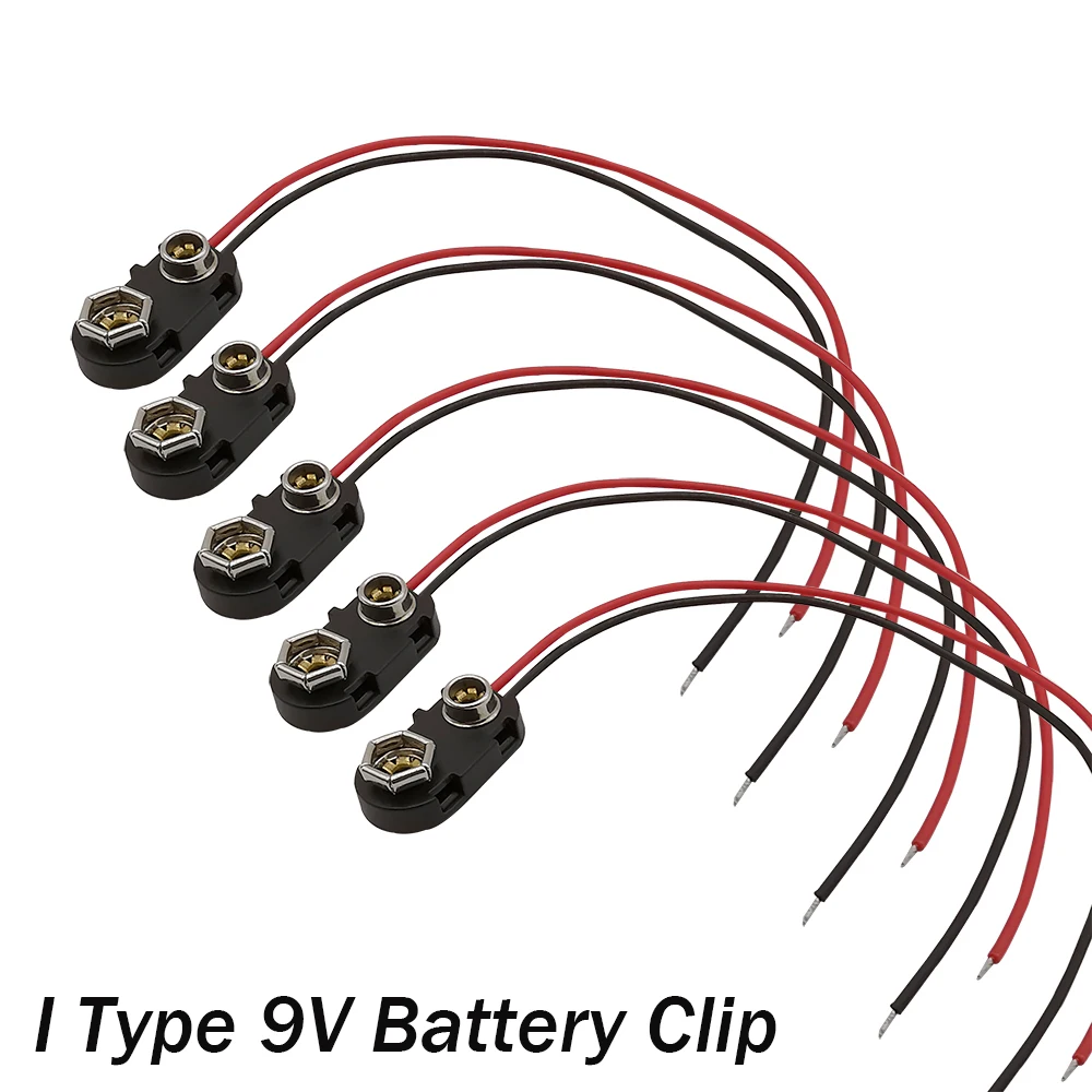 9ボルトの電池式フック,長さ15cm,5個ピース/ロットバッチ