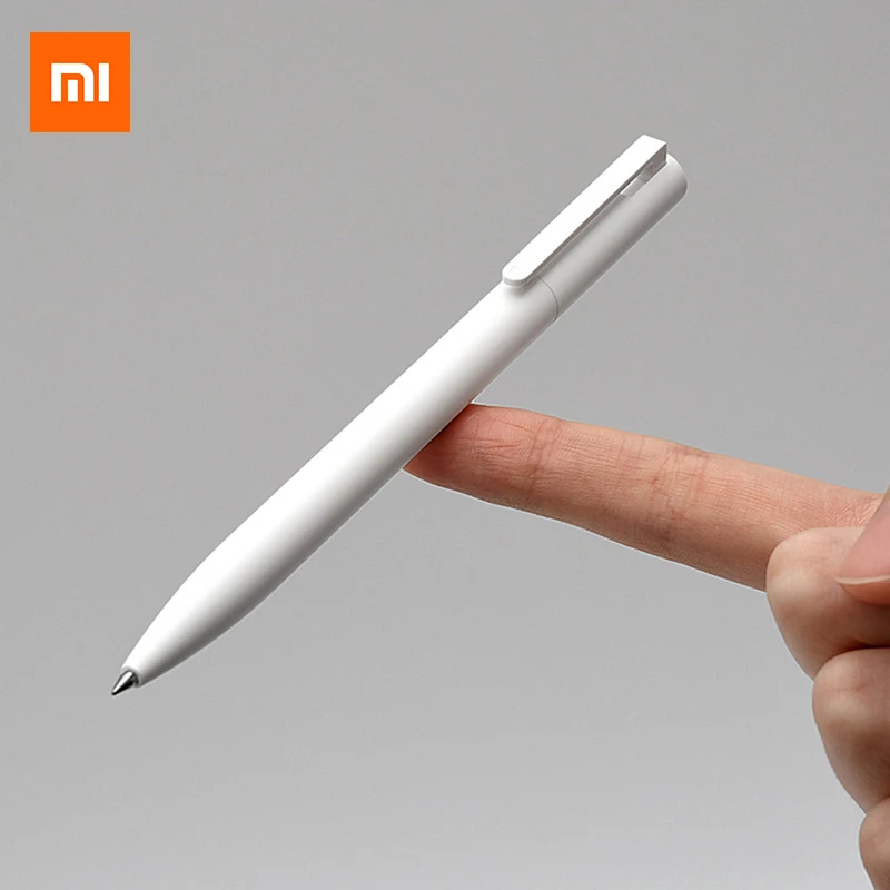 Baru Asli Xiaomi Gel Pen 0.5MM Black Ink Tekan Pena Jepang Mikuni Tinta Menulis Halus Gel Tinta Pena untuk sekolah Alat Tulis Kantor