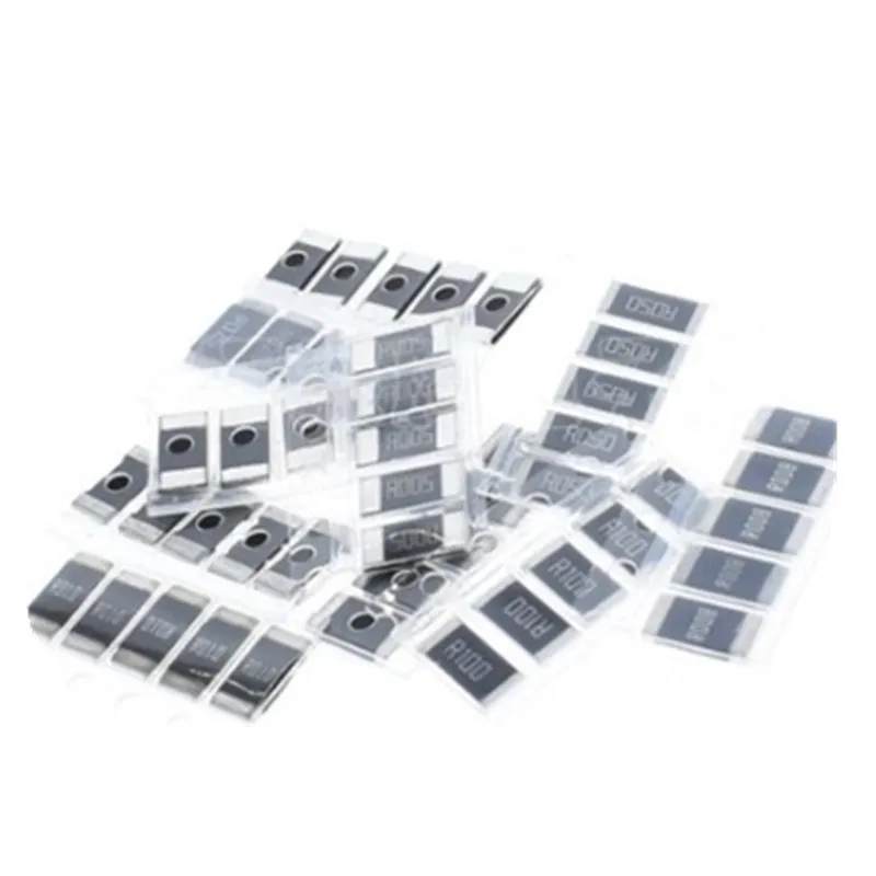 50 PÇS/LOTE liga resistência 2512 resistor SMD R001 R002 R005 R008 R010 R015 R020 R025 R050 R100