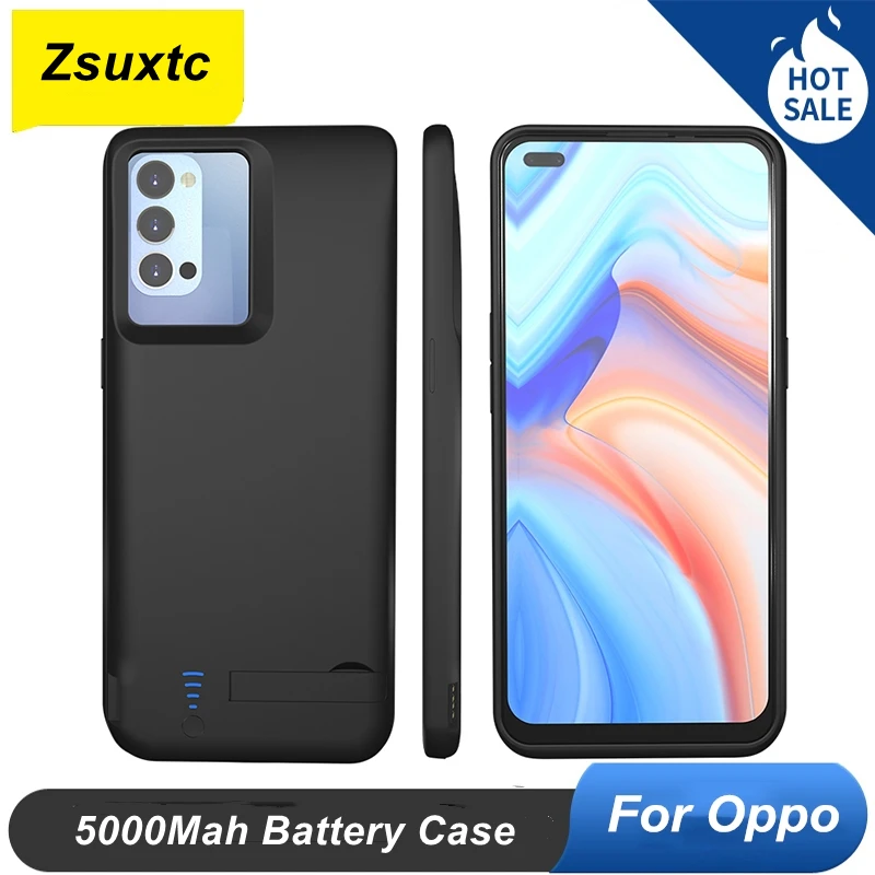 

5000 мАч для Oppo Reno4 Reno3 Pro Reno5 Pro 10X чехол Power для Oppo Reno 5 зарядное устройство чехол для телефона Power Bank