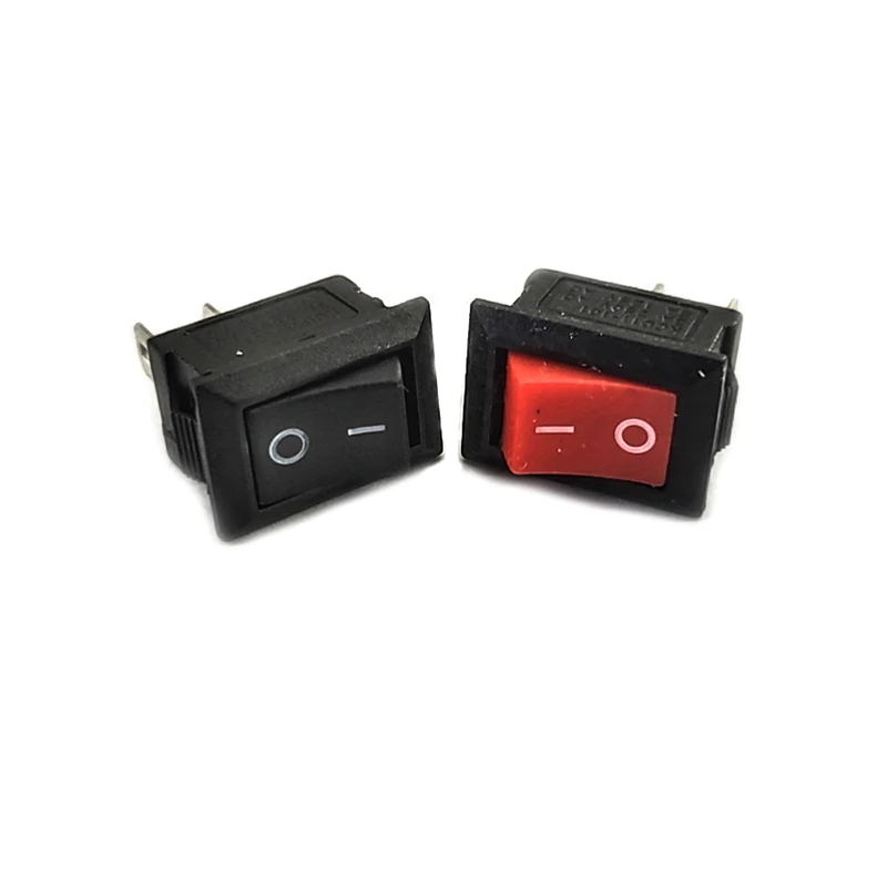 5/10/15 pcs KCD11 15x10 2 Pin 3A 250V Red Black White  Boat Switch Snap-in 15*10mm SPST ON OFF Rocker Position MINI Switch