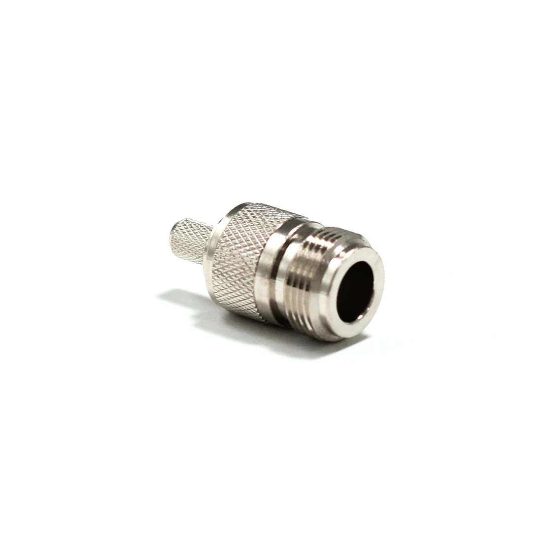 Conector hembra N jack RF coaxial, engarce RG58 RG142 RG400 LMR195, Cable recto niquelado, nuevo al por mayor para WIFI, 1 ud.