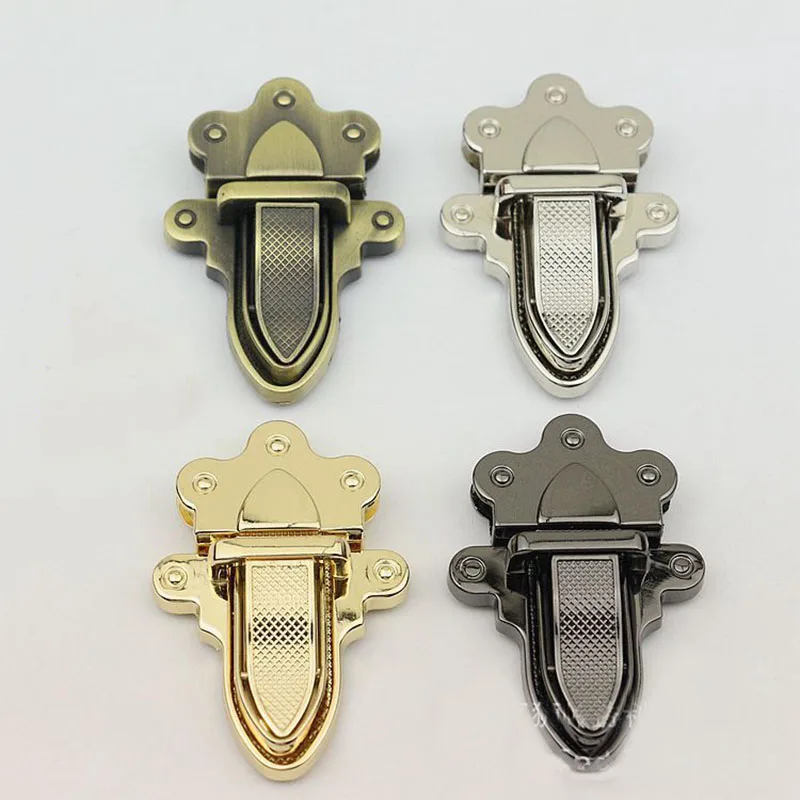 

10Sets Handbag Mortise Lock Bag Locks Buckle Twist Turn Lock Snaps for DIY Replacement Bags Purse Clasp Closure Accessories