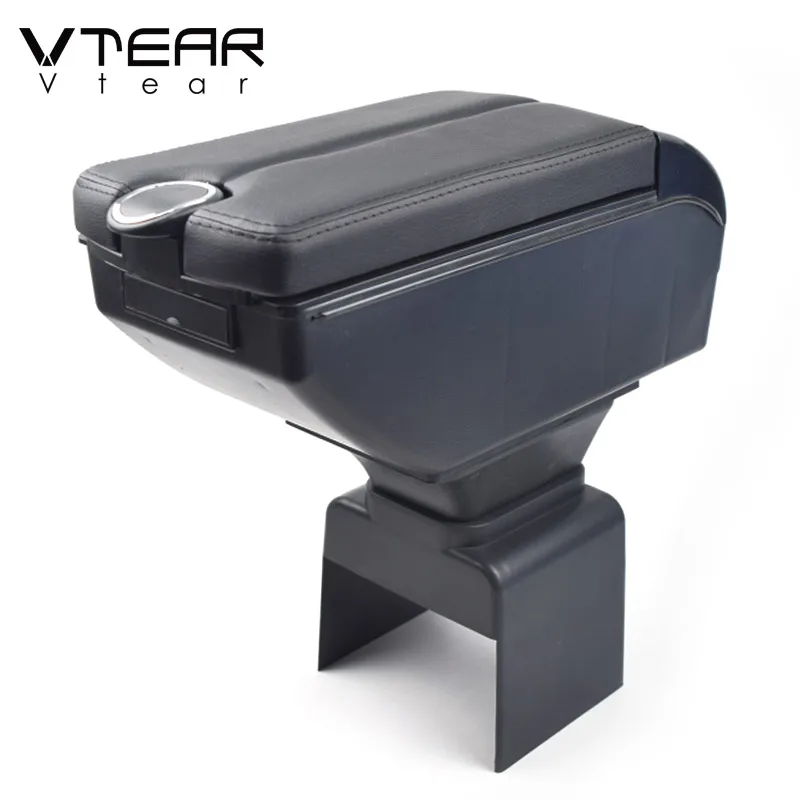 

Vtear For Peugeot 307 Armrest Interior Center Console Storage Box Arm Rest Car-Styling Decoration Accessories Parts 2005 2013