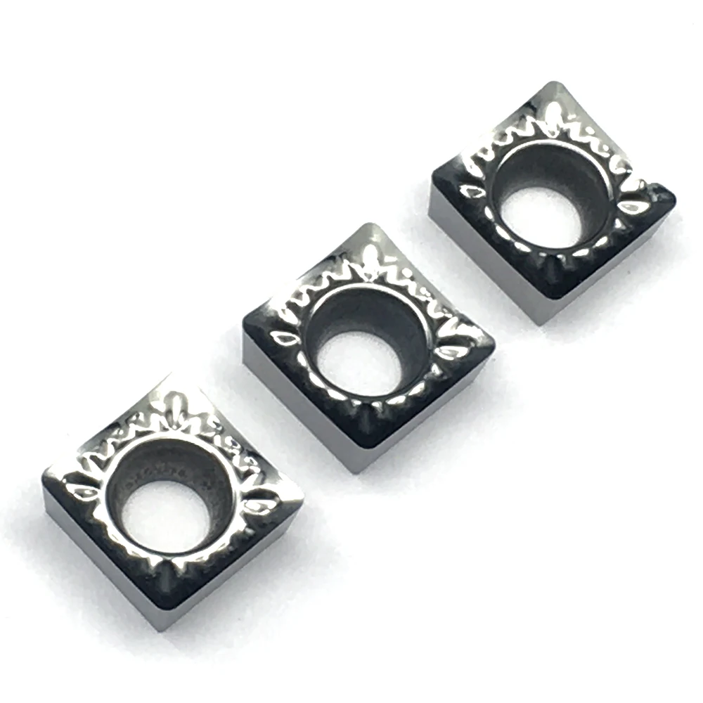 SCGT09T308 AK H01 10pcs อลูมิเนียมเครื่องตัดใบมีดเครื่องมือตัดเครื่องมือ CNC เครื่องมือ AL + TIN ไม้