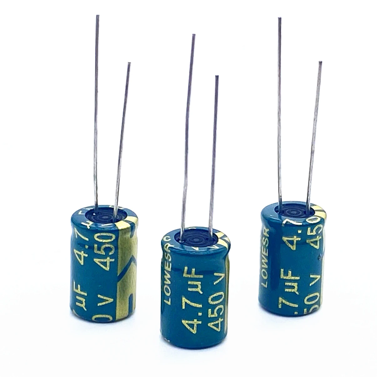 20pcs/lot 450V 4.7UF High Frequency Aluminum Electrolytic Capacitor 4.7UF 450V 8X12mm 20%