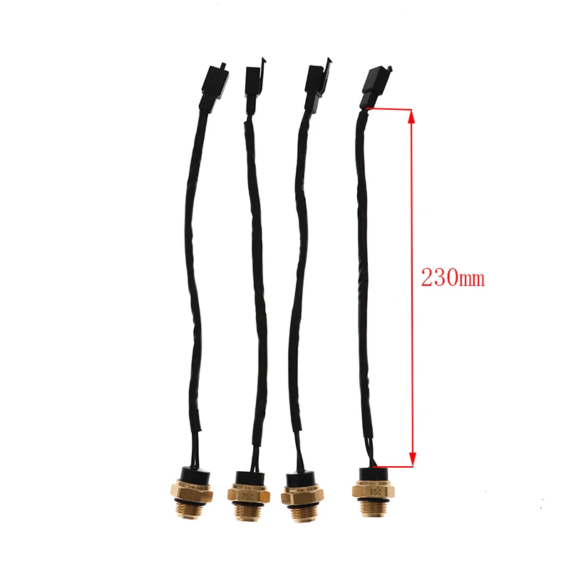 M14 M16 65/75/80/85℃ Radiator Thermal Fan Switch Water Cooled Temperature Sensor Engine Parts For ATV Quad Scooter