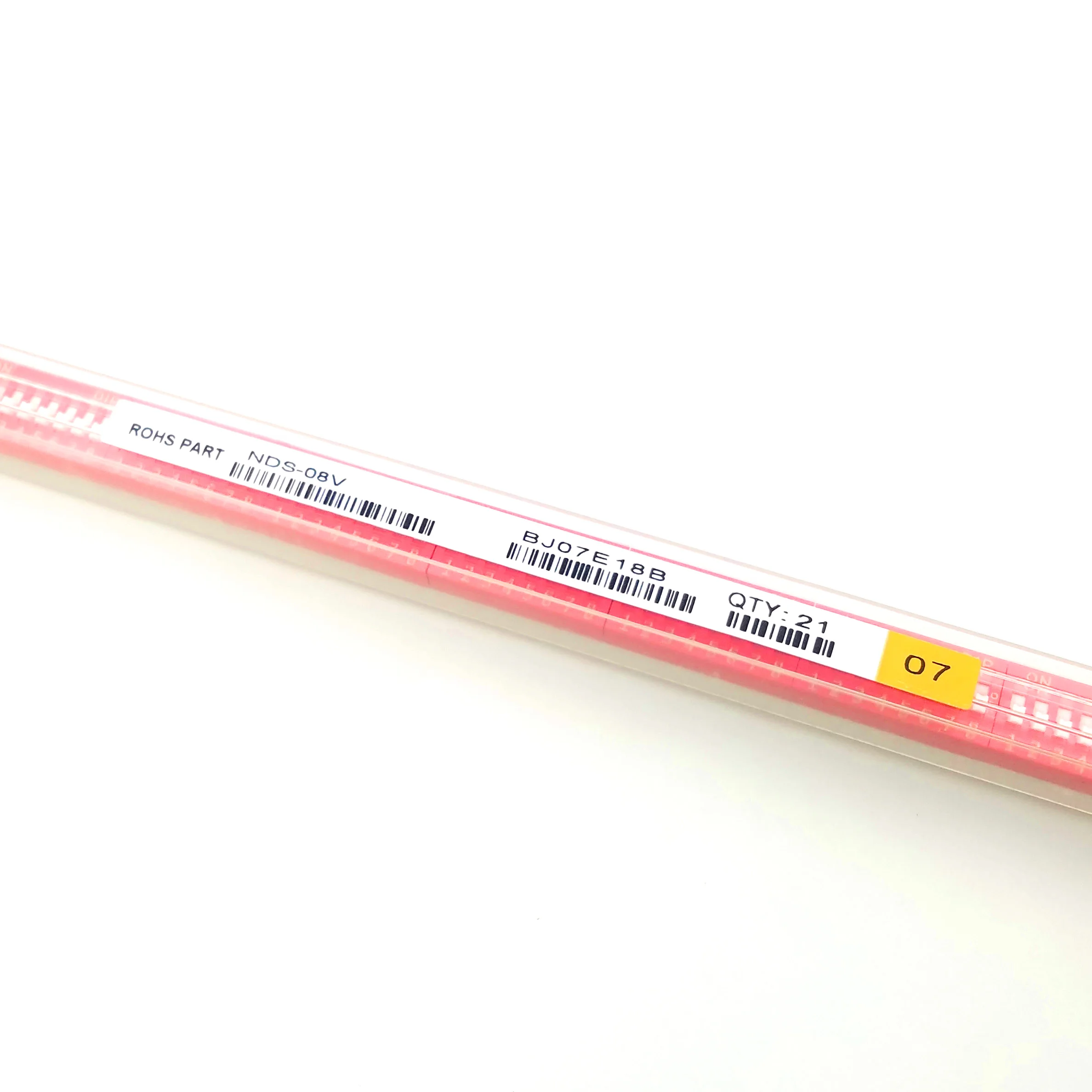 50PCS TAIWAN DIP Switch 2.54mm NDS Slide Type Switch 1P~12P Bit Position Way DIP Red Pitch Toggle Switch Red Snap Switch hjxrhal