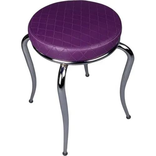 

Evistro Leather Stool Purple 4 PCs