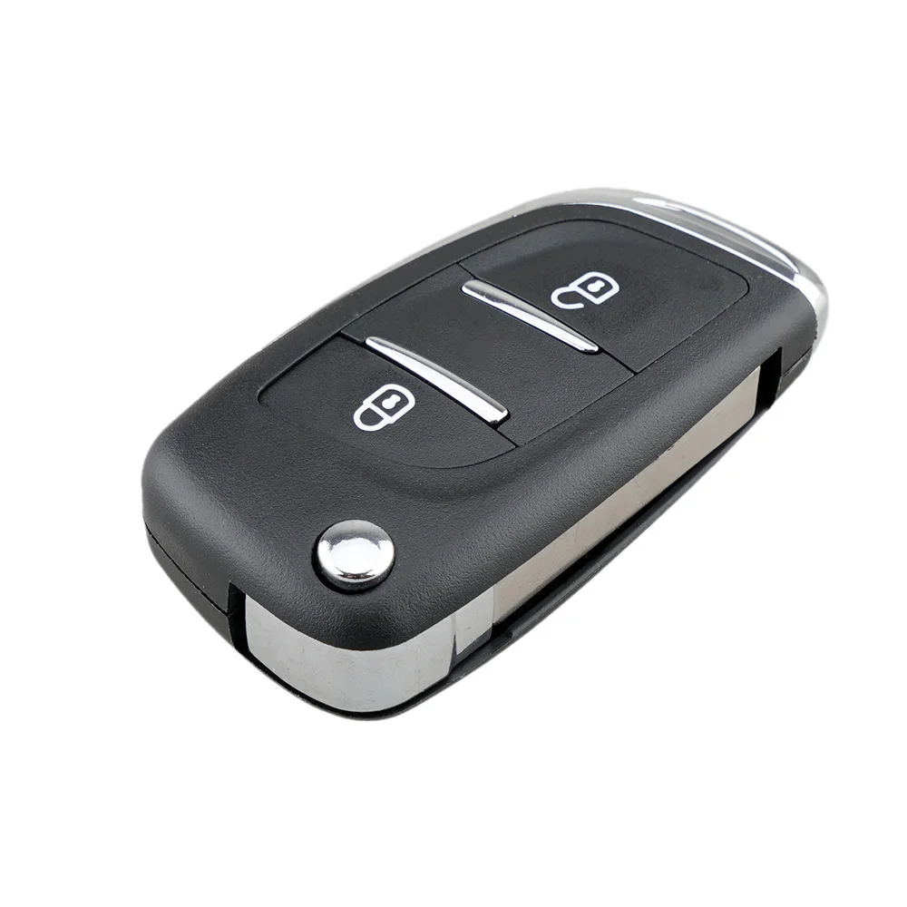 Modified Flip Key Shell สำหรับ Citroen C2 C4 C5 Berlingo Xsara Picasso สำหรับ Peugeot 306 407 807 Partner VA2/HU83 2/3BUT