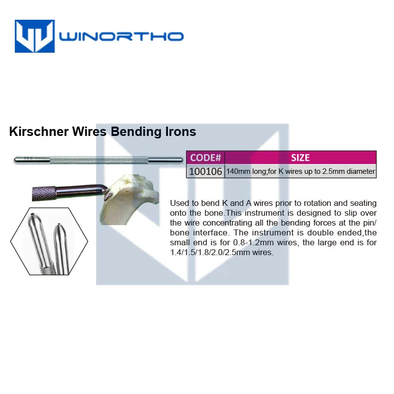 Imagem -05 - Kirschner Bending Wires Instrumento Veterinário Bender Products Placas Ortopédicas de Pequenos Animais Ferramenta Tplo Vet Supply Pet