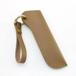 1pc PU Leather Universal Portable Straight Knife Case Scabbard Sheath Family Fruit Knife Western Chief Knives Meat Cleaver Cover