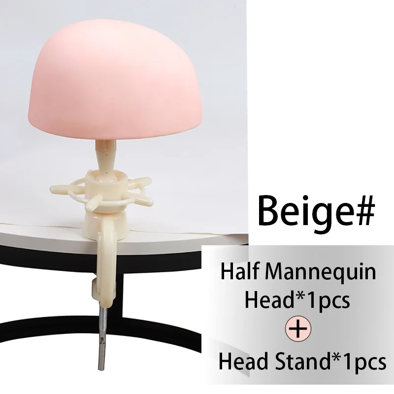 Silicon Ventilating Hand-Woven Mannequin Head