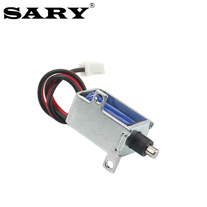 Small DC 5v electromagnet 12v powerful solenoid coil stroke 3mm mini electromagnetic telescopic rod electronic door lock