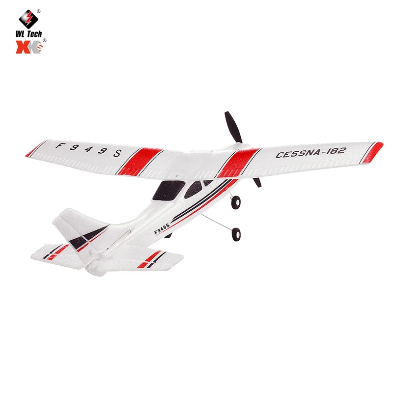 Wltoys F949S RC Airplane 2.4G 3Ch Fixed Wing Drone Plane 3D Flight With 3-Aixs Gyroscope Upgrade Digital Servo RTF Aircraft Toys