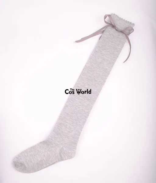 جوارب عالية للفخذين فوق الركبة للبنات ، جوارب طويلة لزي المدرسة JK ، 3 ألوان ، الربيع والخريف