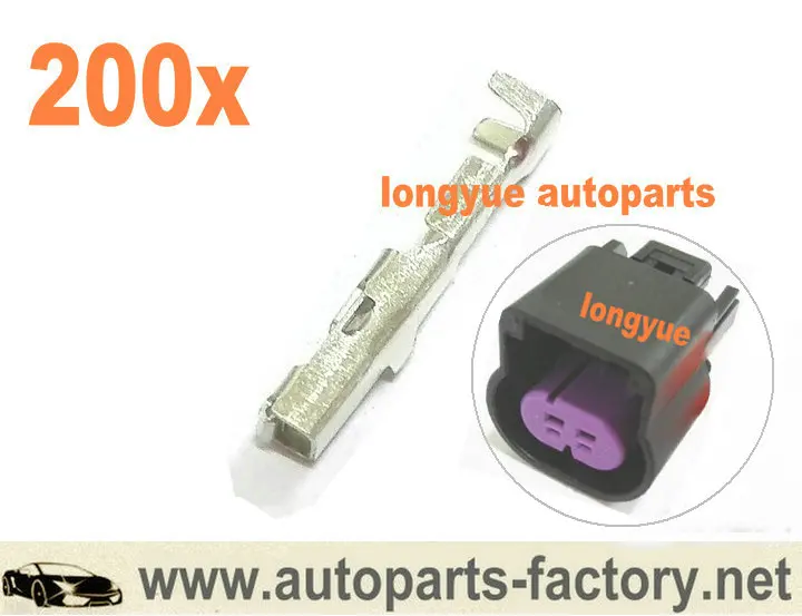 Longyue 200pcs Terminals Pins For oxygenO2 Sensor Plug  for GMC Envoy Throttle Position Sensor (TPS) Connector