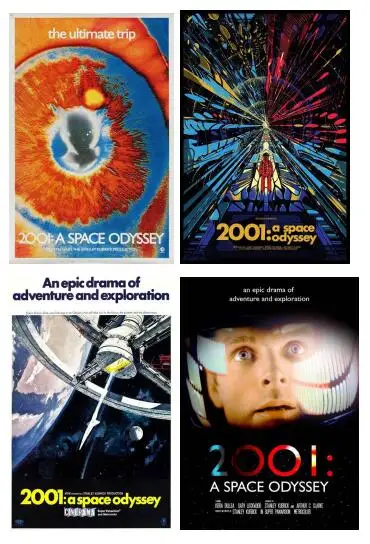 Lot Style Choose Classic Movie 2001 A Space Odyssey Art Silk Print Poster