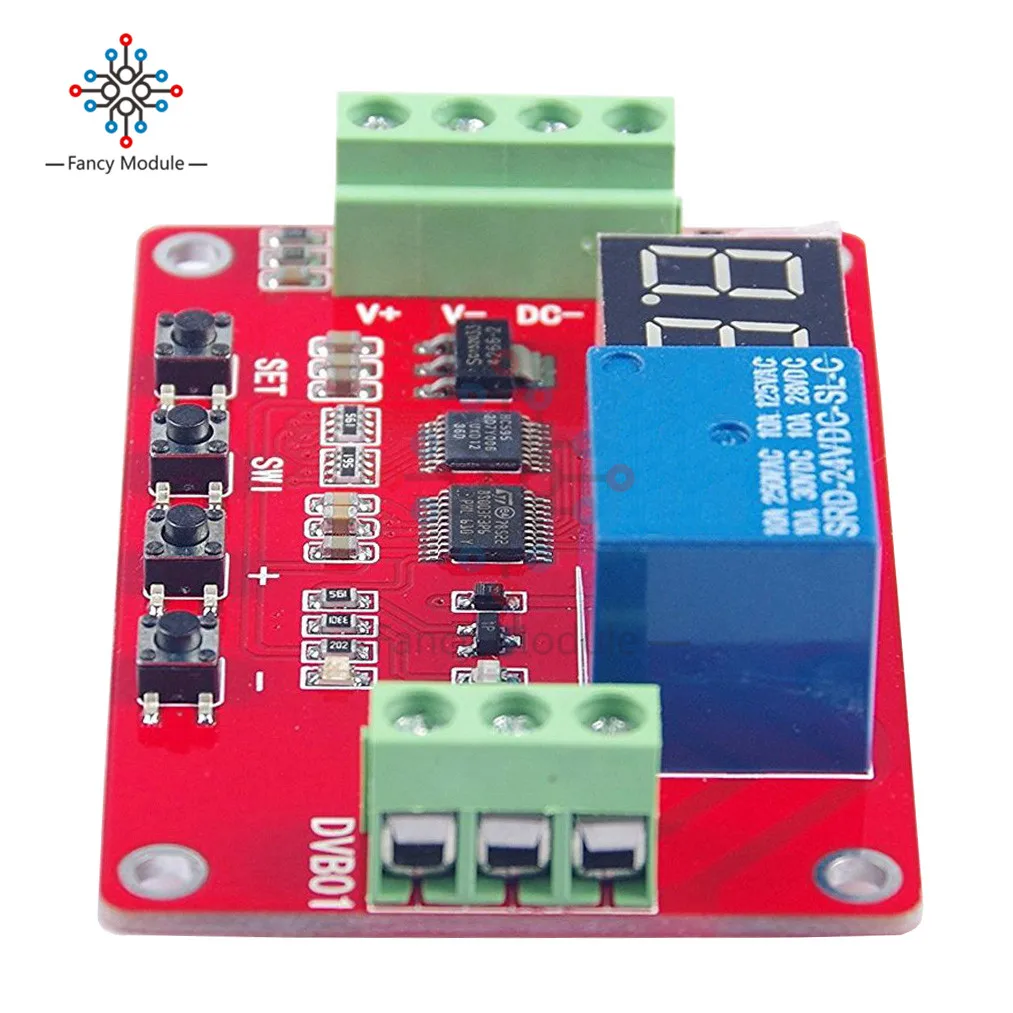 diymore DC 5V 12V 24V DVB01 Voltage Comparator Charge Discharge Protection Overvoltage Undervoltage Overload Protection Module