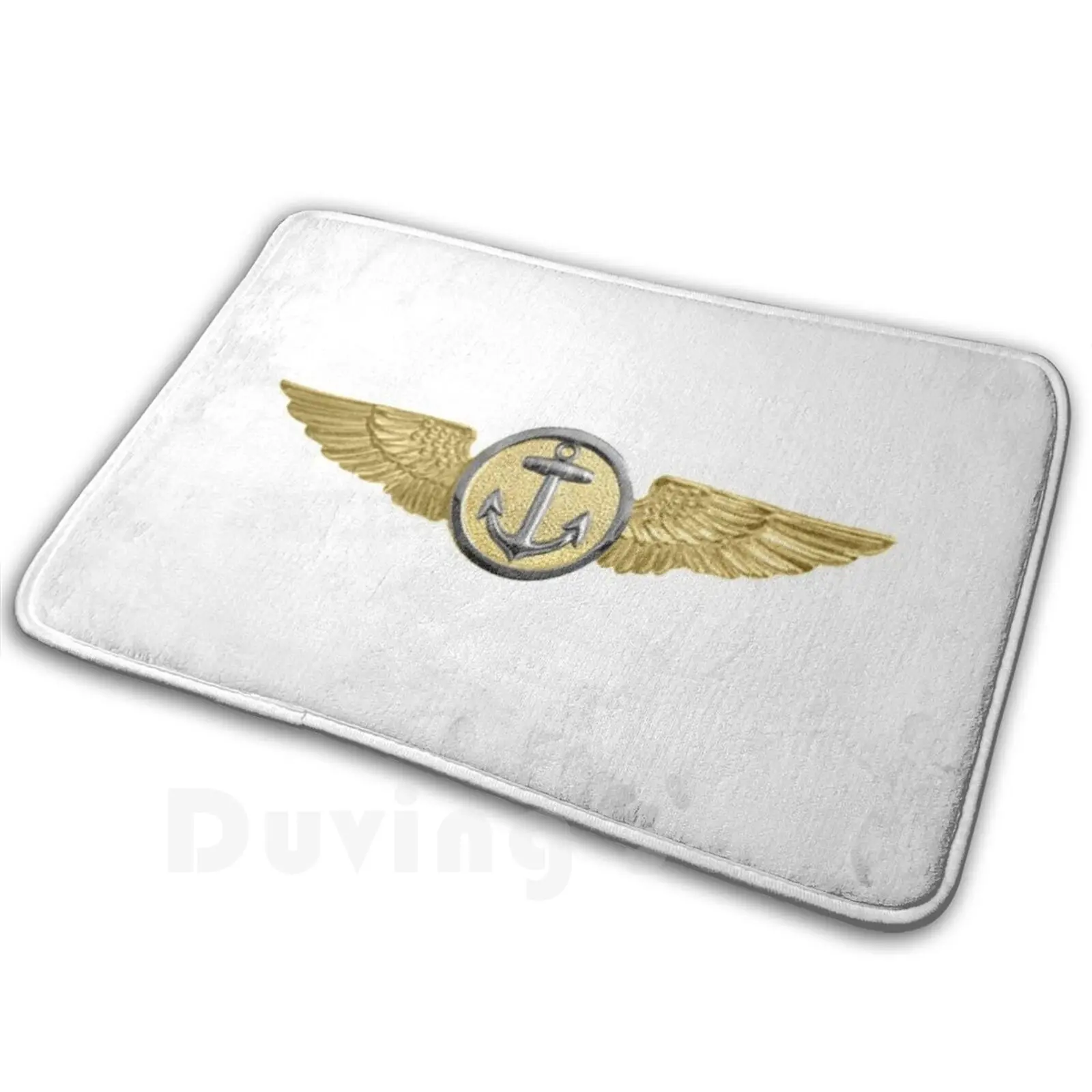 Navy. Usmc. Aviation Insignia , Naval Aviation Observer , Badge. Mat Rug Carpet Anti-Slip Floor Mats Bedroom Usmc Bird Propeller