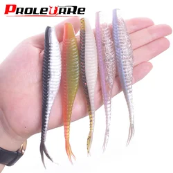 Proleurre Floating water Fishing Lure 120mm 7g Forktail Wobblers Swimbait Soft Lure Odor Attractant Artificial Silicone Bait