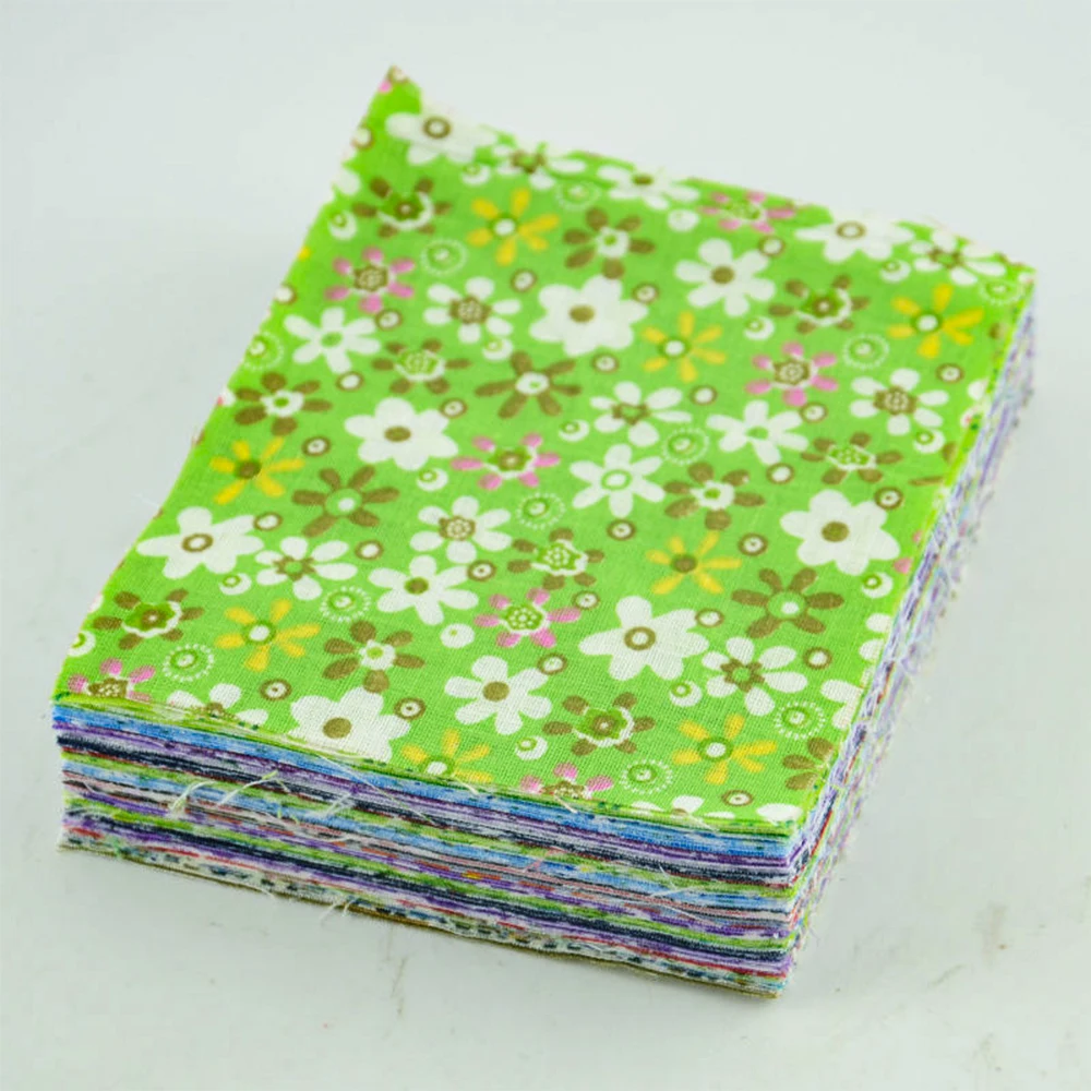 Teramila Random Color Thin Plain Cotton Fabric Patchwork Quilting Tilda No Repeat Design Tissue Sewing 30 Pcs/Lot 10*12 CM