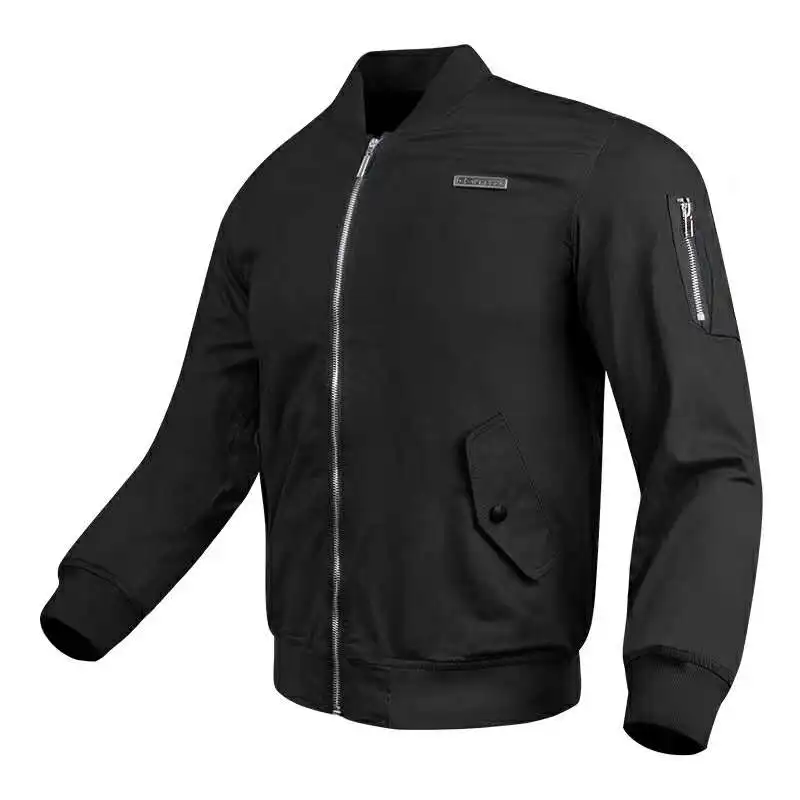 High quality O-neck breathanle Motorcycle cycling clothing racing anti-fall cotton slim jacket thin casual sweater 3 colors