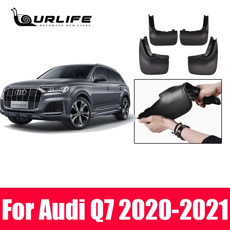 

Mudflasp For Audi Q7 2020 2021 Mudguards Mud Flap Guard Splash Mudguard Fenders Car Accessories auto Front Rear 4pcs