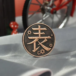 Kimetsu No Yaiba Demon Coin Cosplay Anime Tanjiro Kamado Tsuguko Kanao Tsuyuri disfraz Accesorios