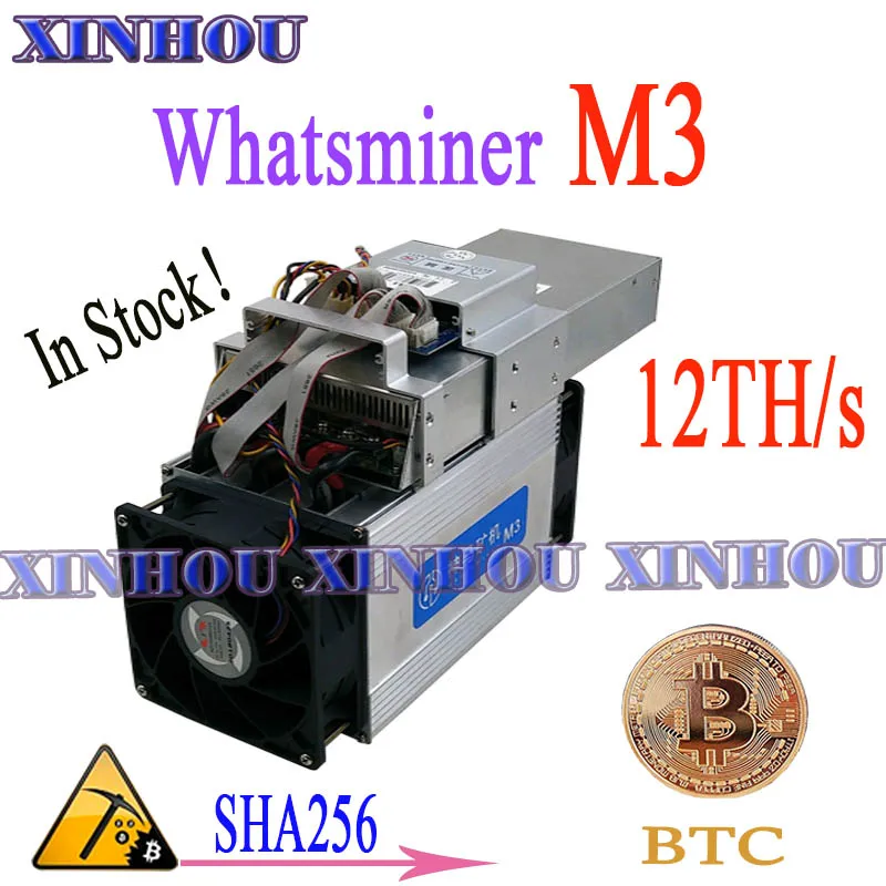 

Old BTC BCH Miner WhatsMiner M3X 11.5TH/s Asic SHA256 Bitcoin Miner With PSU Economic Than M21S M20S Antminer S9 S15 T17 S17 T2T