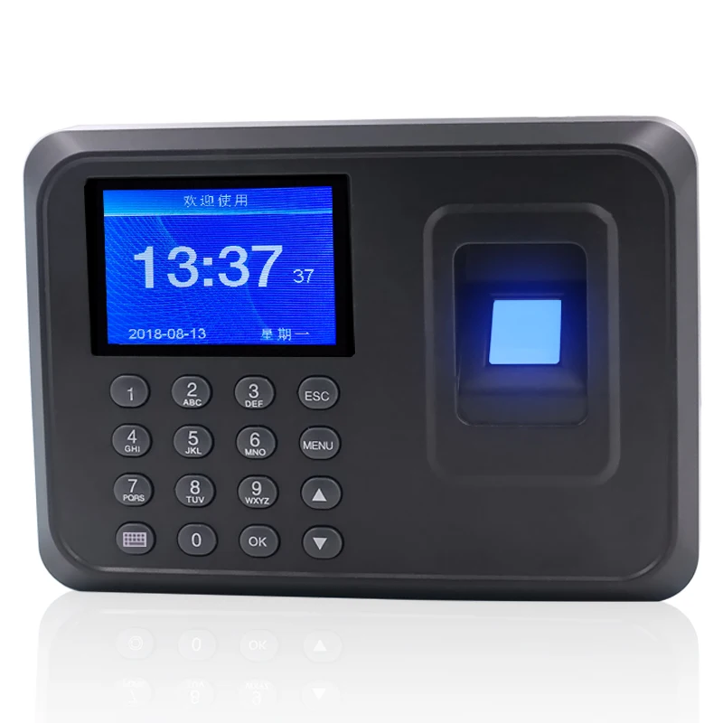 24-color-tft-lcd-display-usb-biometric-fingerprint-time-attendance-system-and-time-recorder-control-system-for-employee-office