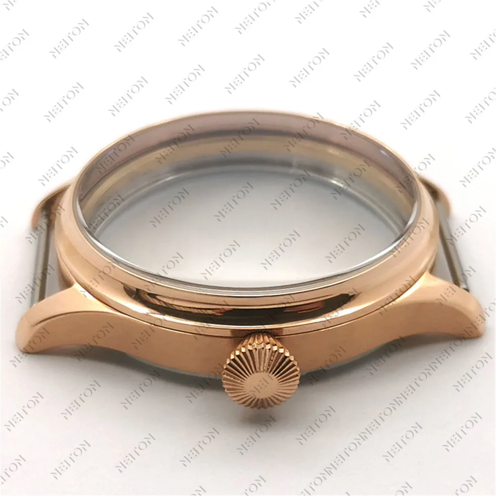 NEITON 2002 44mm  Watch case watch movement ETA 6497/6498  Seagull 3600/3601/3621  hangzhou9300/9301 stainless steel