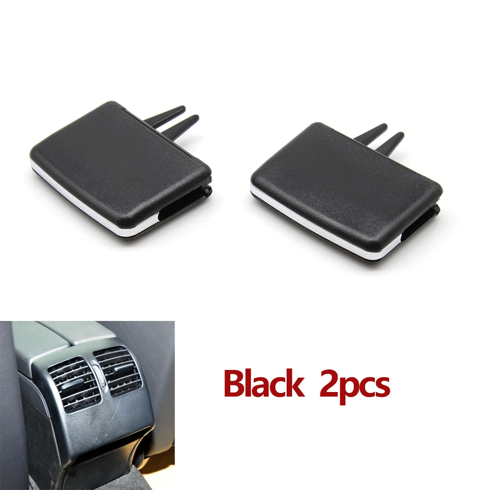 AC Vent Tab Clip Repair Kit For Mercedes-Benz W204 W212 – Rear Vent, ABS Plastic, Black