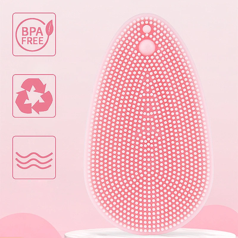 Soft Silicone Face Cleansing Brushes Wash Bath Shower Exfoliating Skin Fit For Baby Adult Bath Shampoo Head   Baby Bath Massager