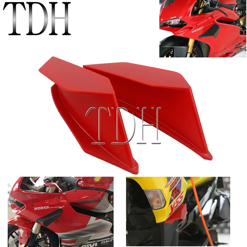 Universal Vario Aero Dynamic Winglet Carbon Fairing Aerodynamic Wing Kit for Ducati Superbike 1299 959 1198 Panigale V4S CBR150R