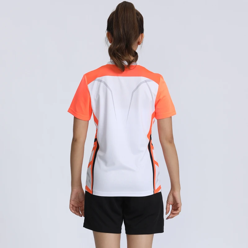 Kobiety zestawy Jersey szkolenia tenis piłka nożna koszulki Top i szorty szybkie pranie oddychająca sporty drużynowe odzież sportowa dostosowane