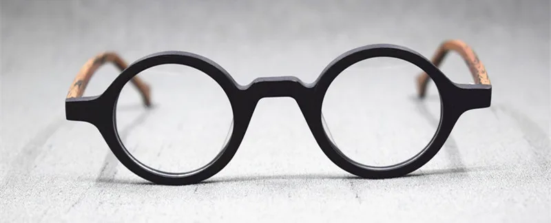 Acetat Vintage Kleine Runde Brille Männer Brillen Rahmen Frauen Optische Verordnung Spektakel Klare Brillen – Detail 32