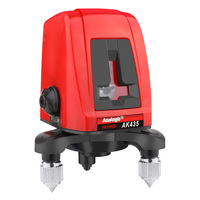 AK435 Laser Leveling Unit Mini Portable Red 3D Laser Level 360 Distance Meter Level Laser Line Measure as Construction Tools