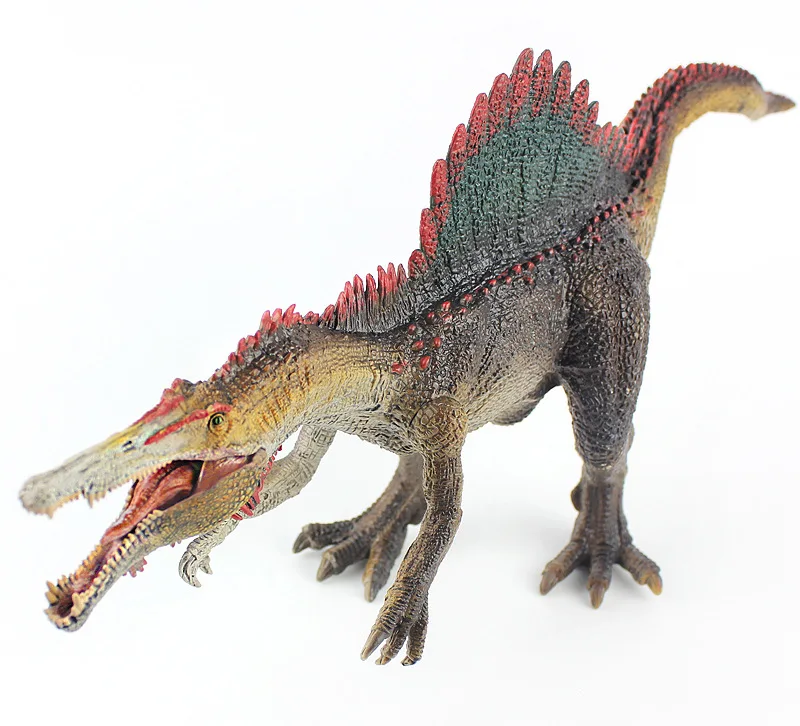 creative real life Monaco spinosaurus model plastic dinosaur gift about 36.5x16.5cm xf2770